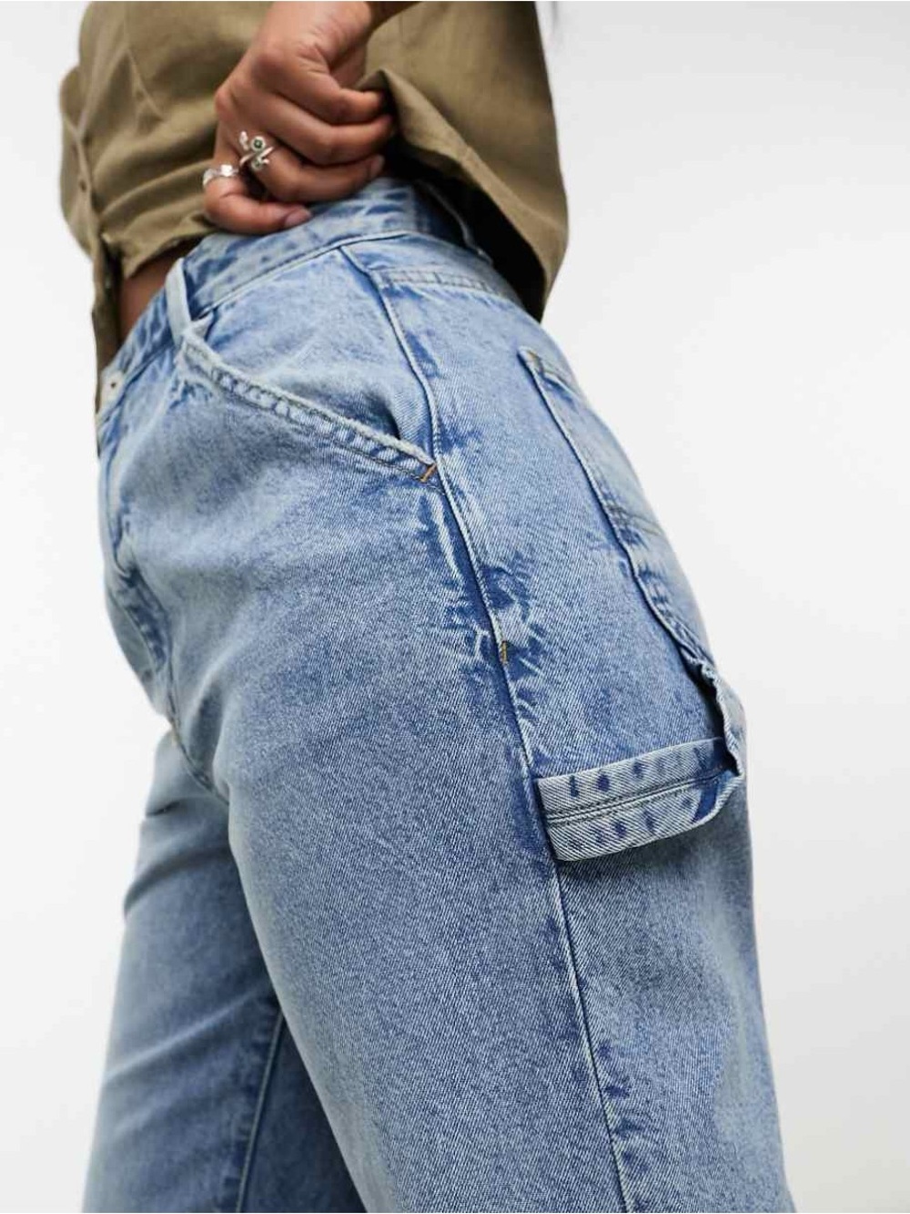 Cotton On wide leg carpenter jeans - Picture 2 of 7